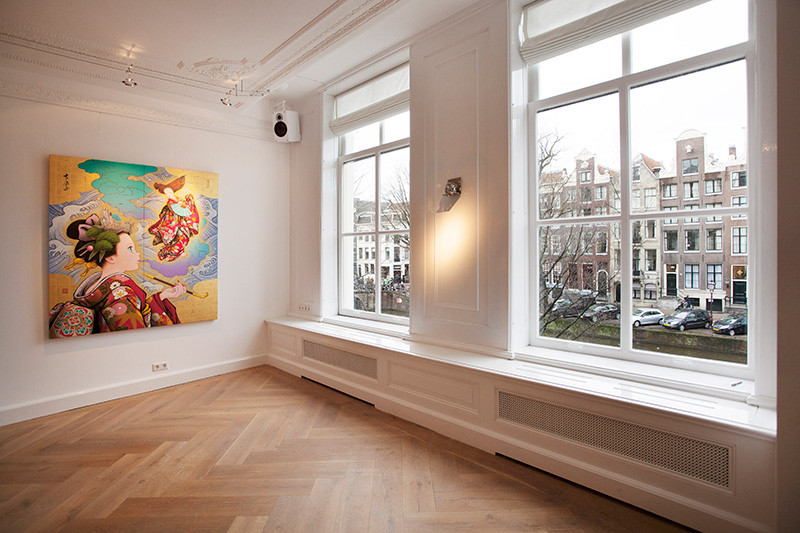 KYAS ART SALON, The first SALON D’ART in Amsterdam has opened its doors in November 2014 at Keizersgracht in Amsterdam.